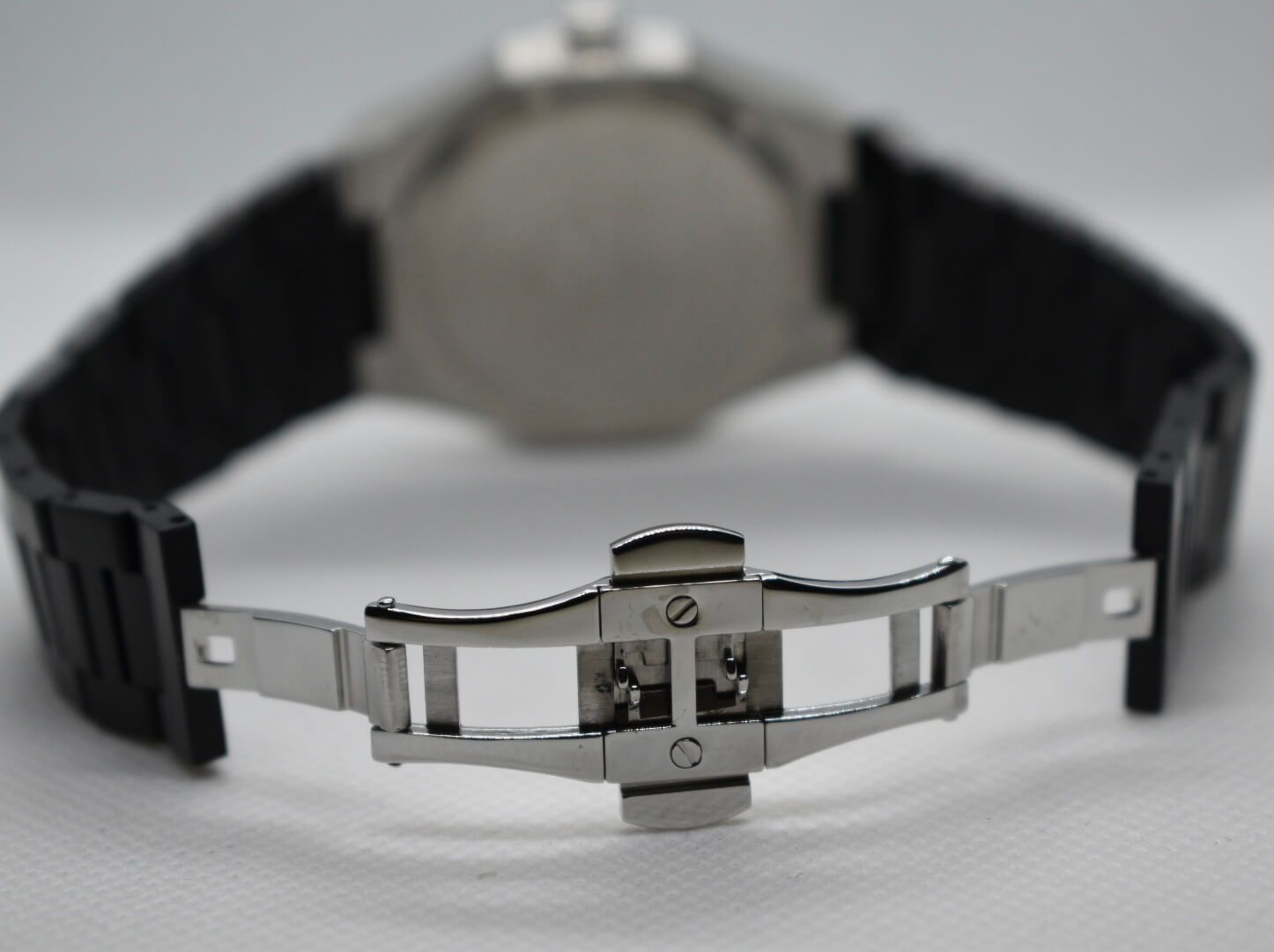 Chronograaf Roestvrij Staal Herenhorloge Met Safferglas Roestvrij Band 5ATM (Regen- & Spatwaterdicht) - GS Imperial® - GS Imperial®