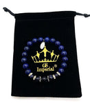 GS Imperial® Dames Armband | Natuursteen Armband Vrouwen Met Lapiz Lazuli & Blauwe Zandsteen Kralen - GS Imperial®
